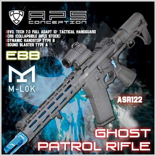 APS Ghost Patrol Rifle / ASR122 (EBB) 전동건