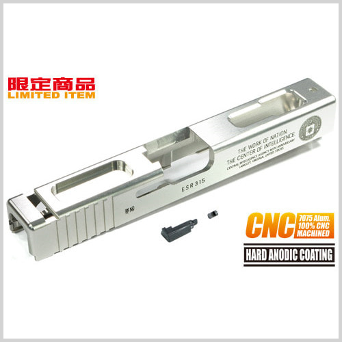 가더 7075 Aluminum CNC Slide for TM G18C CIA 60th (Silver)