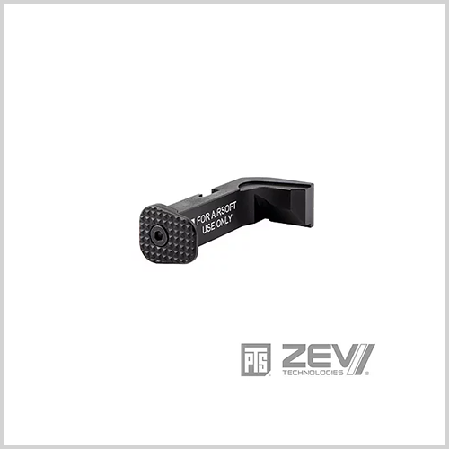 PTS ZEV Extended Magazine Release Button Kit - Black &amp; Silver