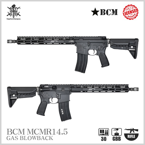 [입고] BCM MCMR 14.5 BK 블로우백 가스건 (by VFC)