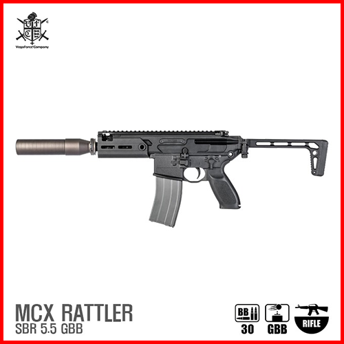 VFC MCX Rattler SBR 5.5 GBBR 래틀러 가스블로우백 소총