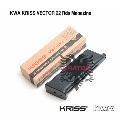 KWA 22 Rounds Gas Magazine (short) for Kriss Vector