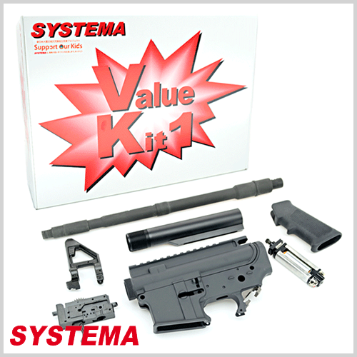 Systema PTW M4-A1 Value Kit 1 (Included Ambidextrouse Gear Box) Upgrade Kit [M90 &amp; M150 Cylinder선택]