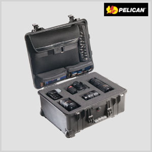 PELICAN 프로텍터 케이스 1560LFC [핸드건및 장비 수납가능]