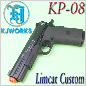 Limcat Custom - 가스 핸드건(권총) / KP-08 (BK)