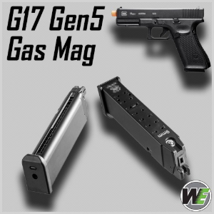 WE G17 Gen5 Gas Magazine - 탄창 블랙
