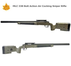 [입고]Maple Leaf MLC 338 Bolt Action Air Cockin Sniper Rifle[BK/TAN/OD]