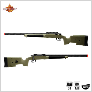 [풀옵션]Maple Leaf MLC-338 Twist Bolt Action Air Cocking Sniper Rifle[SPRING-M150][색상선택]-BK,OD