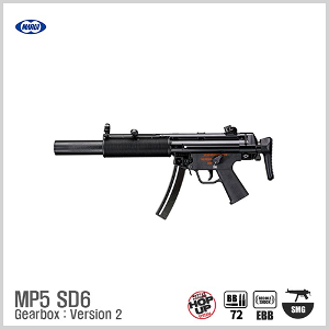[입고]MARUI MP5 SD6 BK 블로우백 전동건