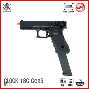 VFC Umarex Glock18C Gen3 GBB 연발 가스 핸드건