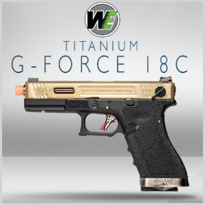 WE G-Force 18C Titanium - 가스 핸드건(권총)