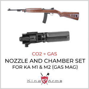 Nozzle and Chamber set for King Arms M1/M2 Series (for GAS Mag)