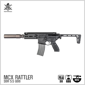 [입고]VFC MCX Rattler SBR 5.5 GBBR 래틀러 가스블로우백 소총