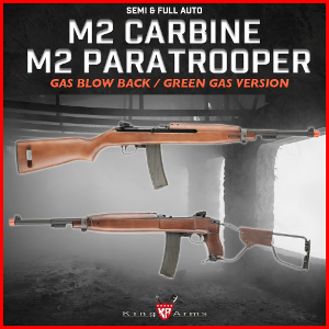 킹암즈 M2 Carbine &amp; Paratrooper GBB 가스건